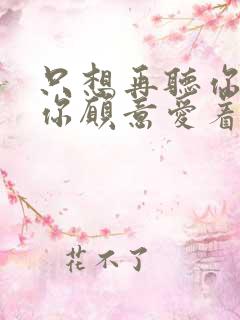 只想再听你说 你愿意爱着我