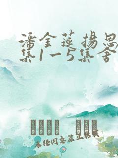 潘金莲扬思敏全集1一5集舍电影
