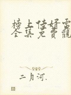 榜上佳婿电视剧全集免费观看高清最新