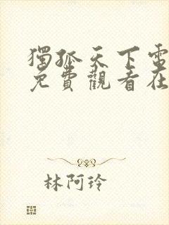 独孤天下电视剧免费观看在线高清