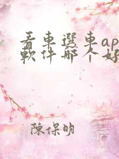 看车选车app软件哪个好