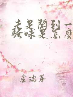 老是闻到一股尿骚味是怎么回事