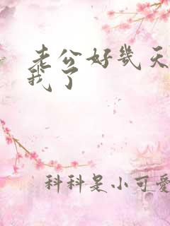 老公好几天不理我了