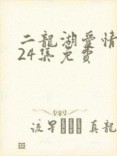 二龙湖爱情故事24集免费