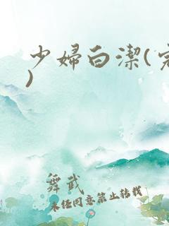 少妇白洁(完整)