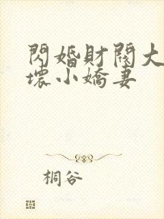 闪婚财阀大叔宠坏小娇妻