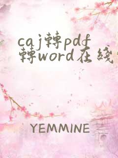 caj转pdf转word在线转换