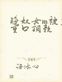 贱奴女m被主人重口调教
