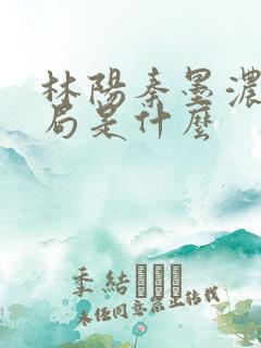 林阳秦墨浓大结局是什么