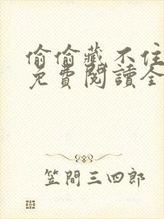 偷偷藏不住小说免费阅读全文无删减