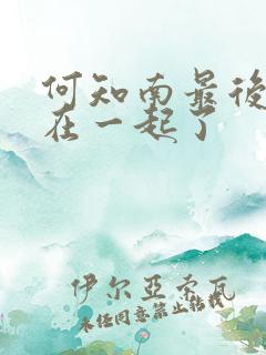 何知南最后和谁在一起了