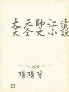 大元帅江清然江天全文小说