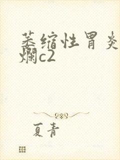 萎缩性胃炎伴糜烂c2