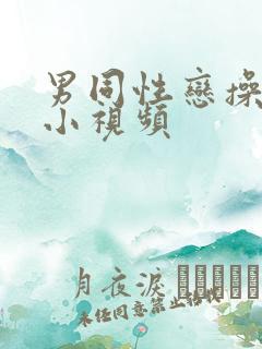 男同性恋操屁眼小视频