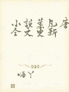 小说叶凡唐若雪全文更新