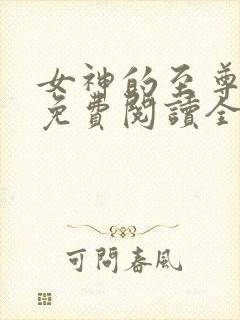女神的至尊兵王免费阅读全文