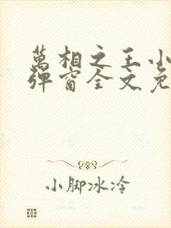 万相之王小说无弹窗全文免费阅读