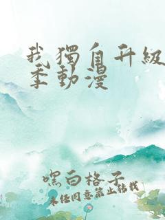 我独自升级第二季动漫