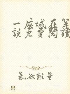 一座城在等你小说免费阅读全文