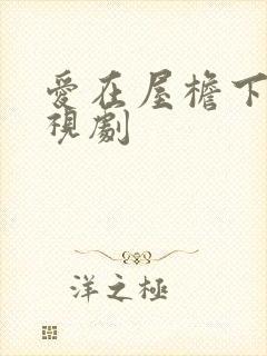 爱在屋檐下 电视剧