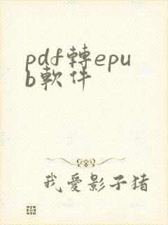 pdf转epub软件