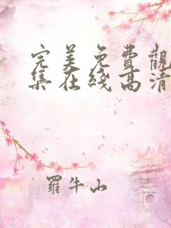完美免费观看全集在线高清动漫版