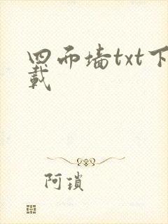 四面墙txt下载
