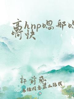 高hnp嗯哪嗯啊快