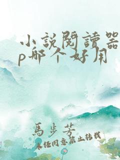 小说阅读器app哪个好用