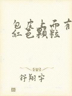 包皮上面有一片红色颗粒