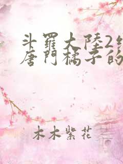 斗罗大陆2绝世唐门橘子的结局