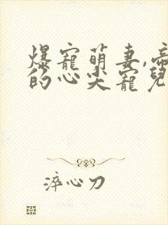 爆宠萌妻,帝少的心尖宠儿