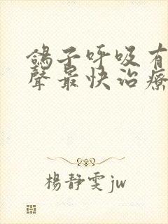 鸽子呼吸有呼噜声最快治疗的方法