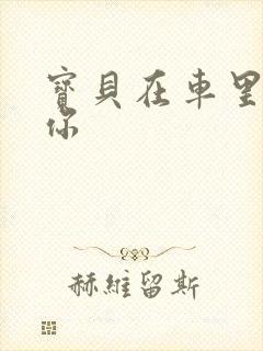 宝贝在车里想要你