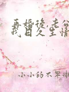 再婚后,老公和我日久生情电视剧