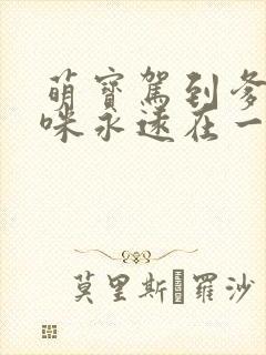 萌宝驾到爹地妈咪永远在一起免费