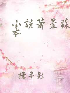 小说萧晨苏晴完本