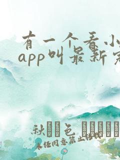 有一个看小说的app叫最新完结穿越小说