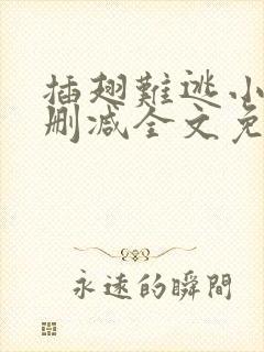 插翅难逃小说无删减全文免费阅读