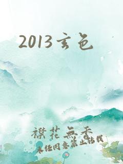 2013玄色