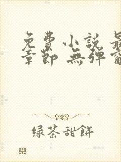 免费小说 最新章节 无弹窗