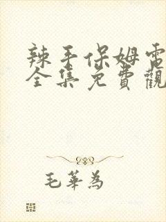 辣手保姆电视剧全集免费观看