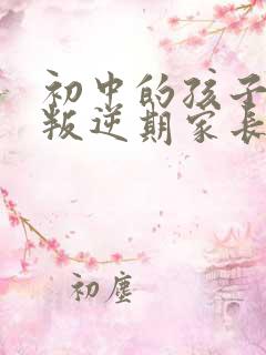 初中的孩子出现叛逆期家长要怎么做呢?