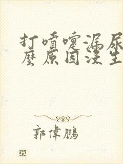 打喷嚏漏尿是什么原因没生孩子