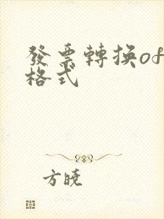 发票转换ofd格式