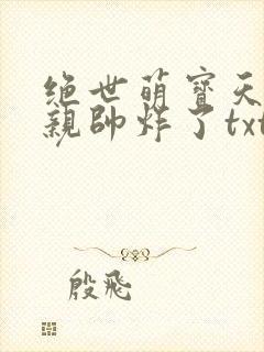 绝世萌宝天才娘亲帅炸了txt