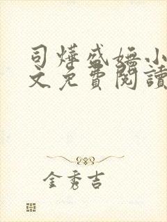 司烨盛妩小说全文免费阅读在线