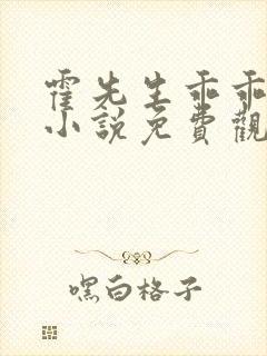 霍先生乖乖宠我小说免费观看