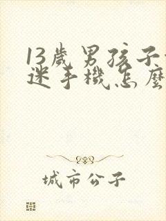 13岁男孩子沉迷手机怎么办