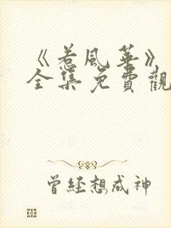 《惹风华》短剧全集免费观看